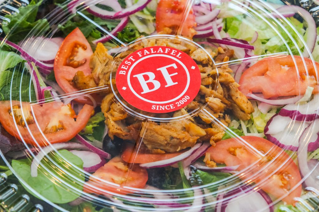 Chicken Salad Platter Best Falafel